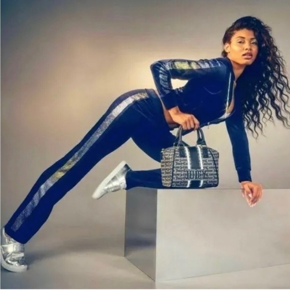 Jogger Set NWT Juicy Couture Tracksuit Regal Blue 25th Anniversary
